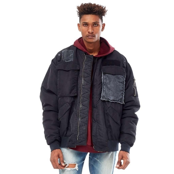 oversized bomber jacket mens